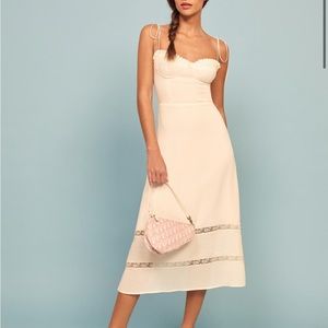 Reformation Ivory Ronan Dress
